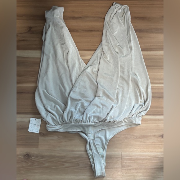 Intimately By Free People Tops - NEW FP intimately beige Harem bodysuit